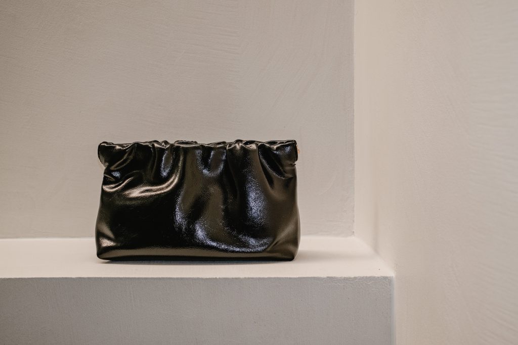 black bag on white background